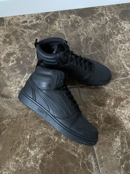 Чоловічі кросівки/черевики Puma Rebount оригінал чорні нові зима теплі