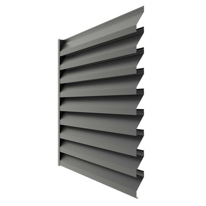 Металевий паркан. Паркани жалюзі. Огорожа металева.