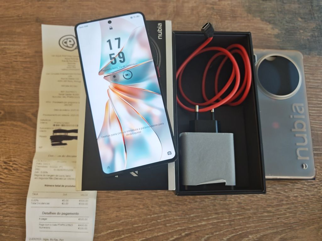 Nubia Z60S Pro 6.8" 12GB/256GB Dual Sim Preto C/Garantia Em bom estado