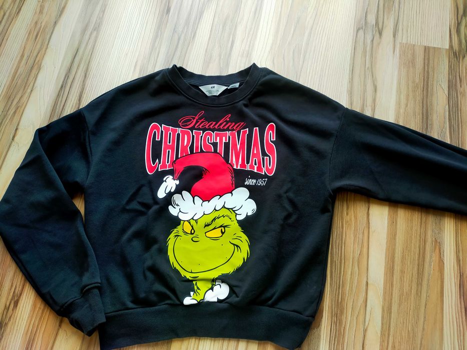 Bluza z Grinchem rozmiar 146/152