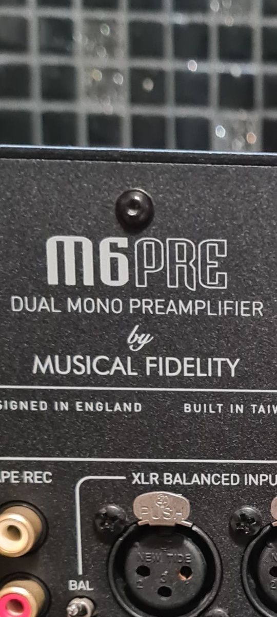 Musical fidelity M6Pre M6s Dual Mono Xlr zbalansowany jak Nowy 8900pl!