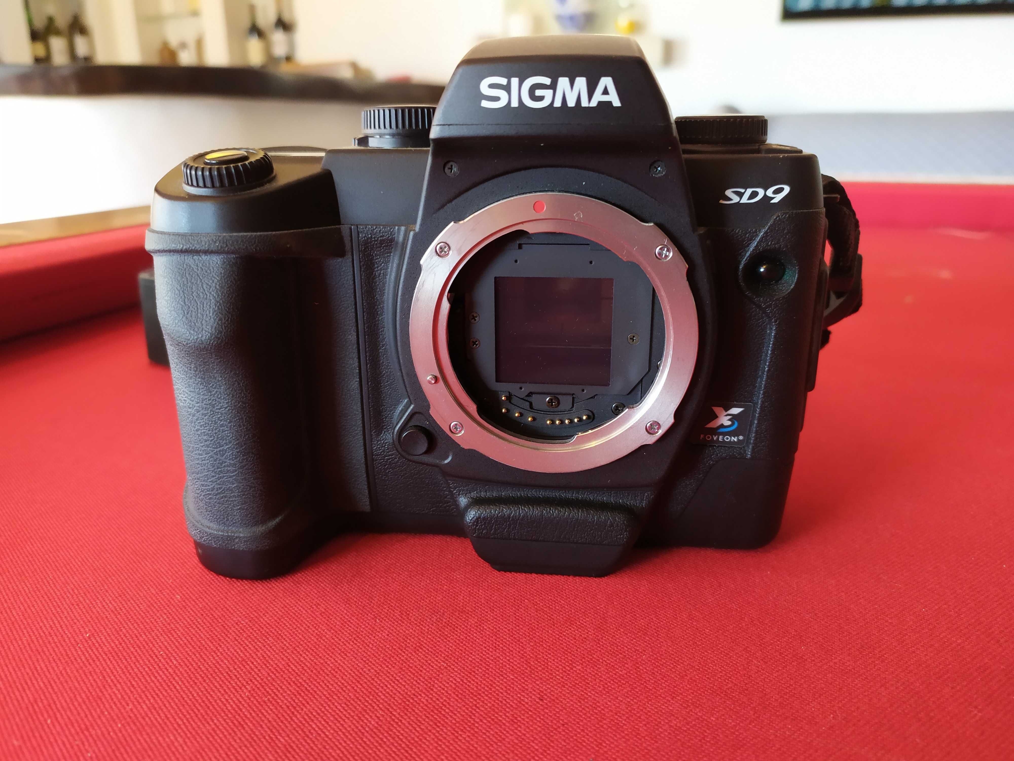 Sigma SD9 + Grande Angular + Zoom