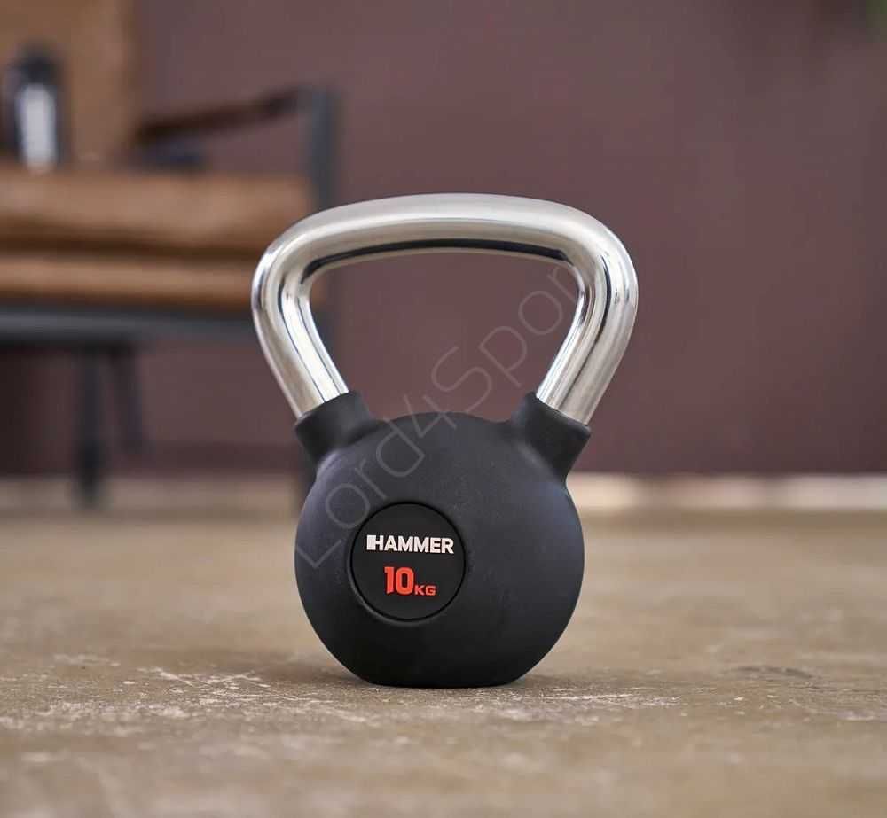 Kettlebell gumowany Hammer Premium 4 kg (dostępne inne wagi