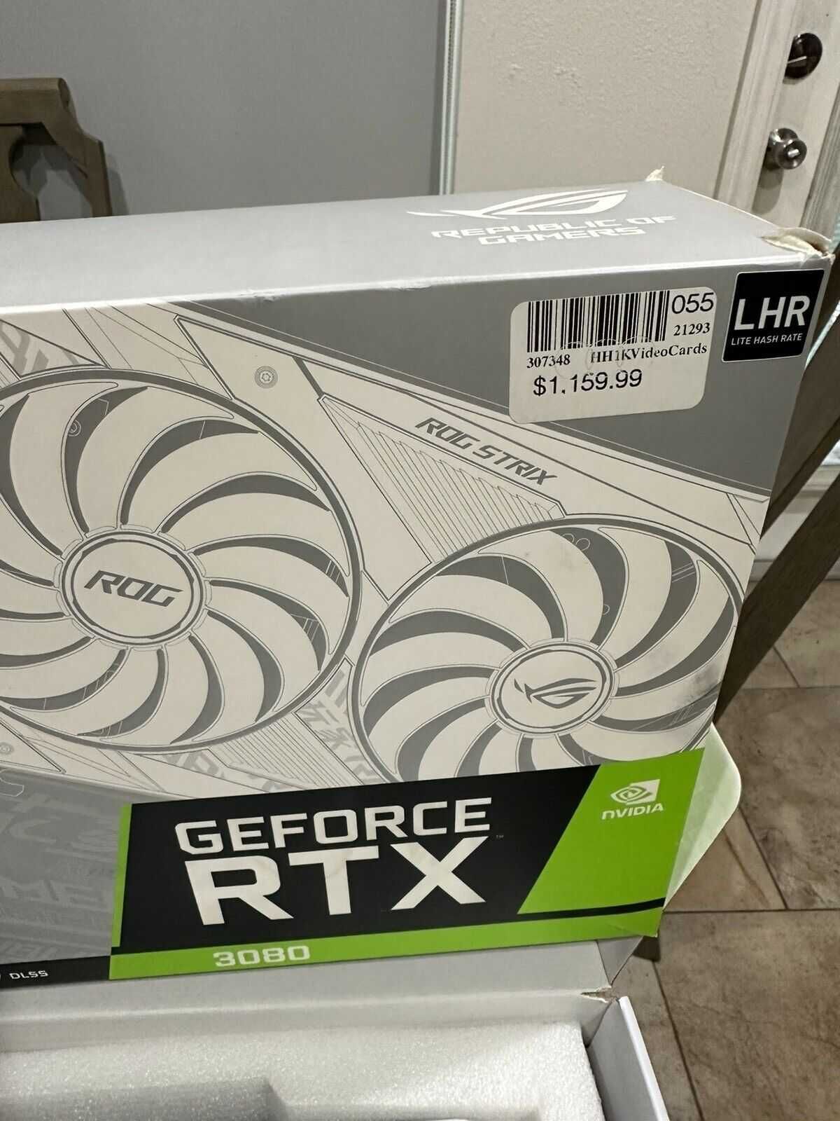 asus  geforce RTX3080 ROG STRIX OC White 10Gb