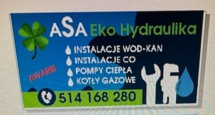 Usługi hydrauliczne, CO,, gaz  wod-kan