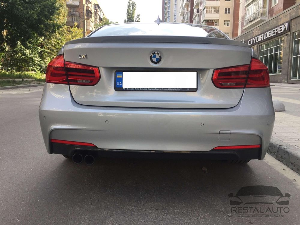 Задний бампер BMW 3 F30 в стиле M Sport Paket бмв ф 30