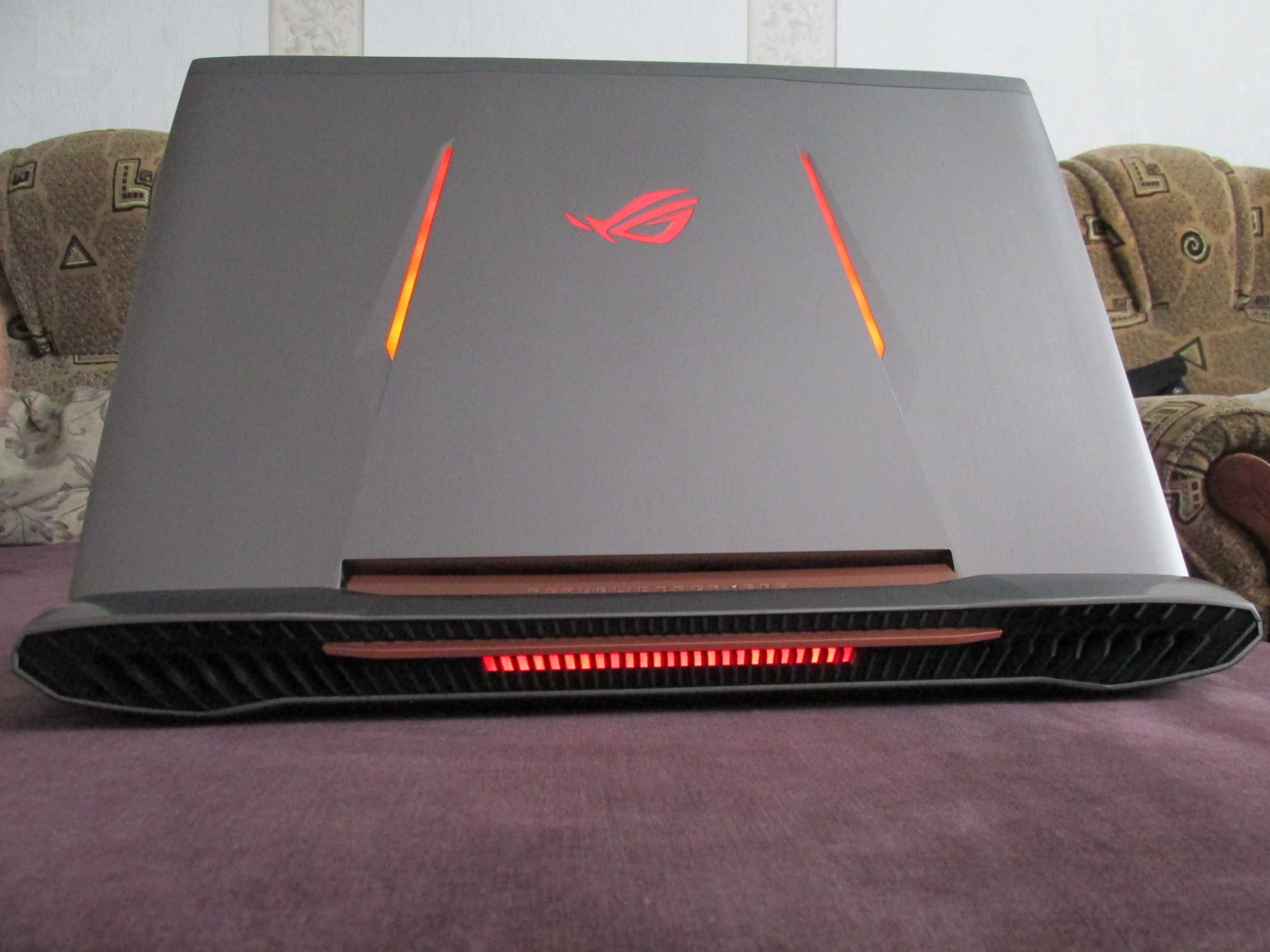 ІГРОВИЙ ТОП Asus Rog "17.3"/ 8 ядр i7-3.7Ghz+Geforce GTX 192Bit+22Gb