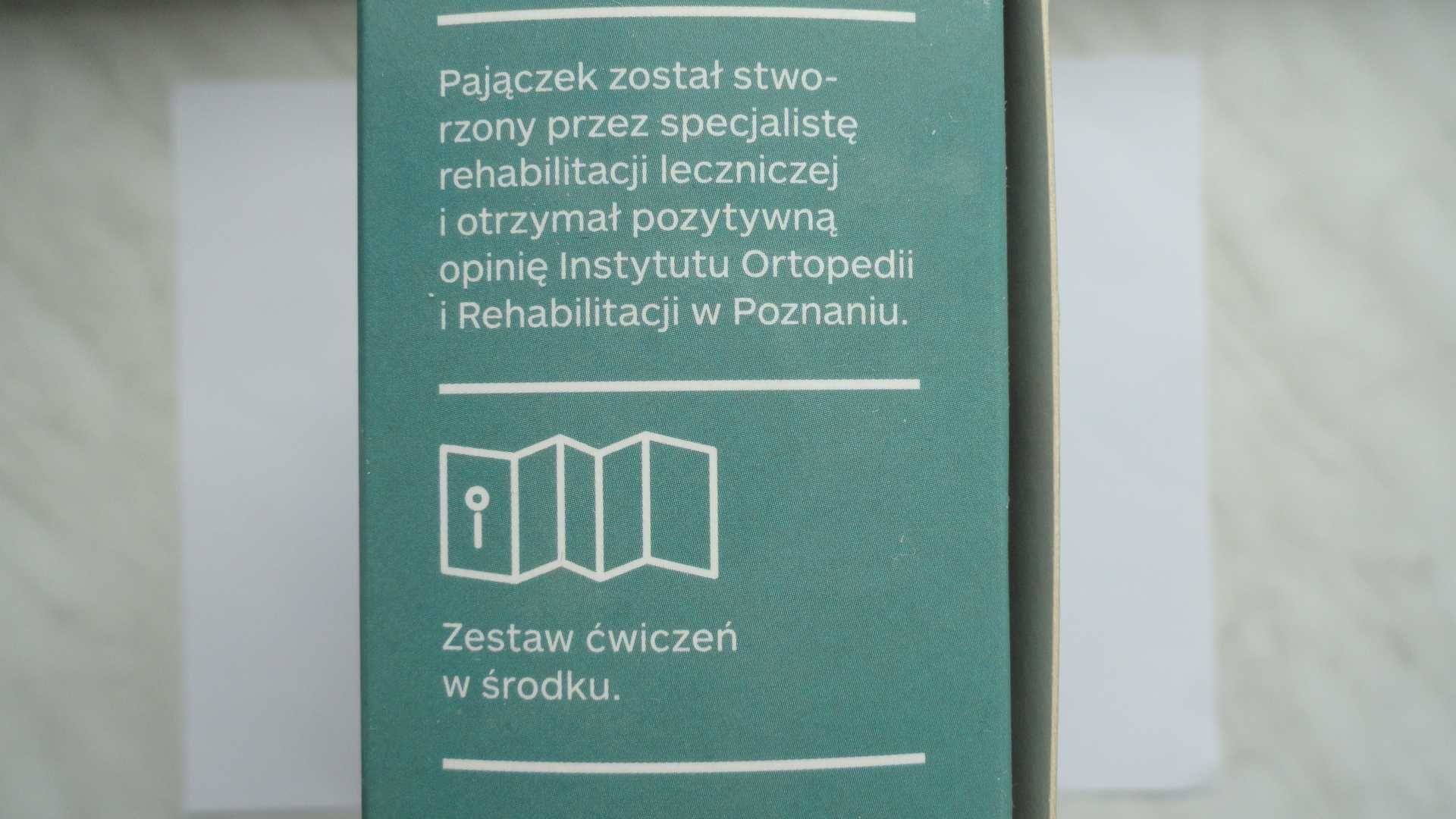 Pajączek wibrujący na proste plecy i plaski brzuch - nowy