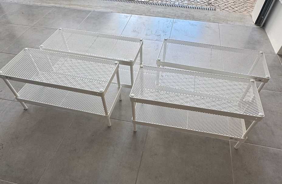 IKEA Mackapar white shoe shelves/storage (prateleiras para sapatos )