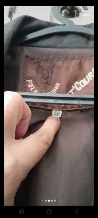 Casaco vintage 100% pele