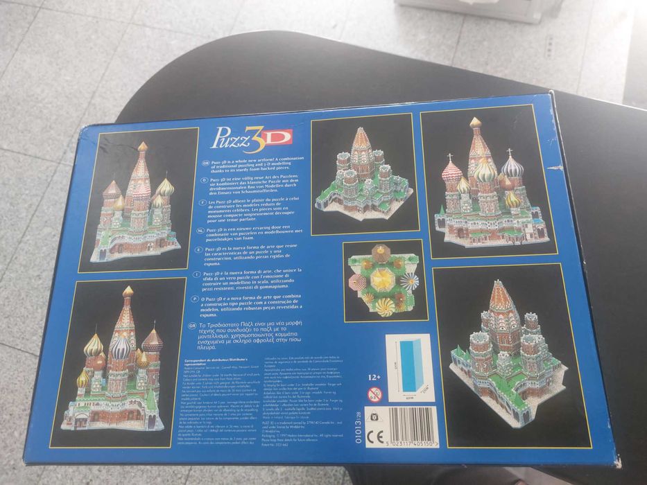 Puzzle selado 3d St. Basil's Cathedral Moscow 708 pecas