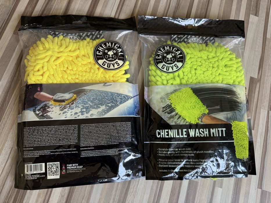 Варежка для ручной мойки автомобиля Губка Мочалка для машины