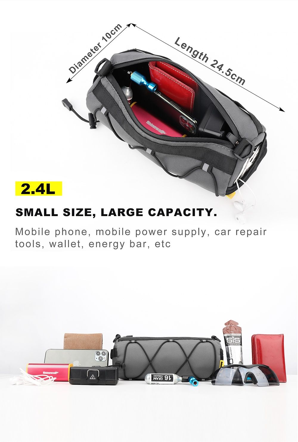 Rhinowalk 4L- torba na kierownicę