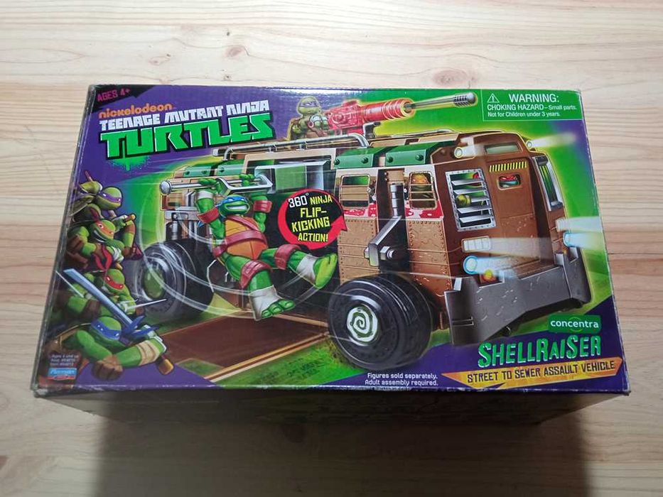 Caixa Teenage Mutant Ninja Turtles Shellraiser