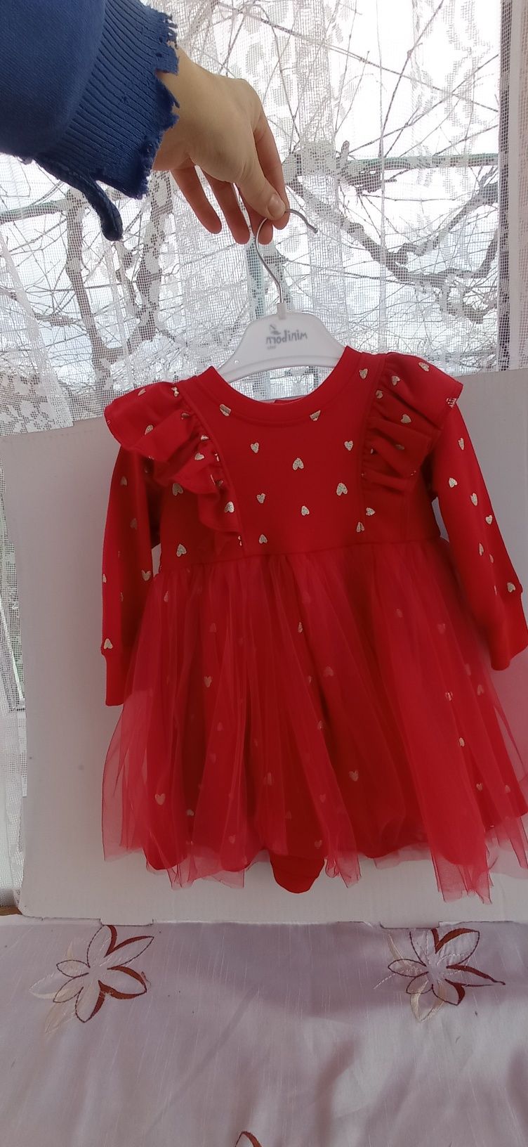 Сукня, плаття для дівчинки нарядне 74