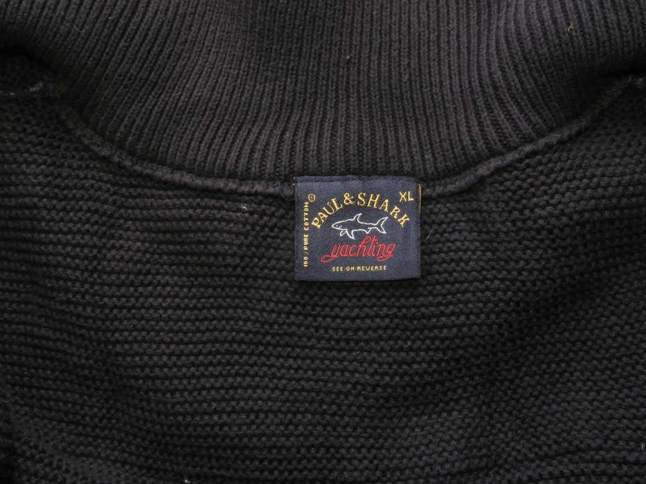 Paul & Shark sweter rozpinany ażurowy XL