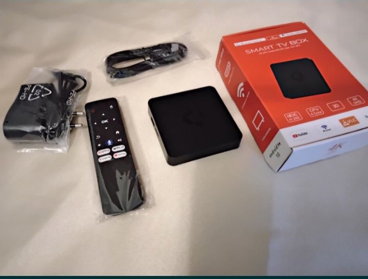 Смарт ТВ-приставка Q1 с голосовым

2/1656 ATV Box Android TV 10 Blueto