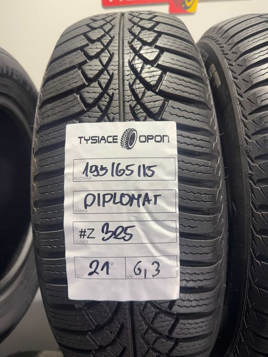 Opony Zimowe 195/65/15 Diplomat WinterST Komplet #Z325
