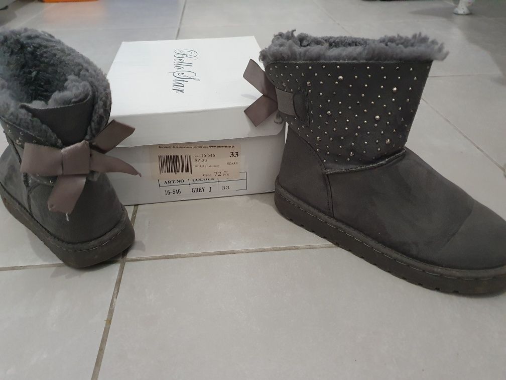 Buty, kozaki, ugg dla dziewczynek r.33