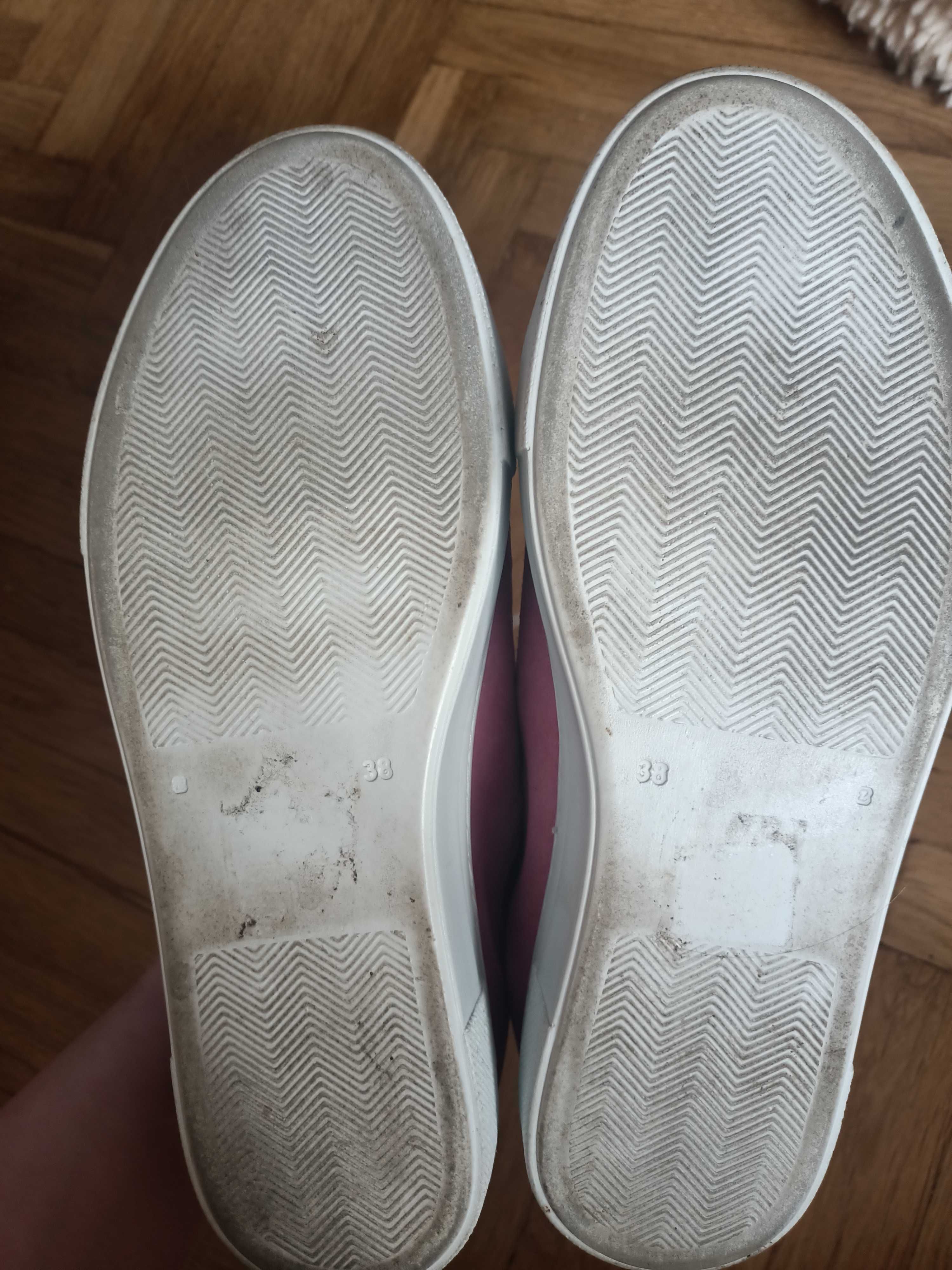 Skórzane buty Kazar Studio r38 różowe