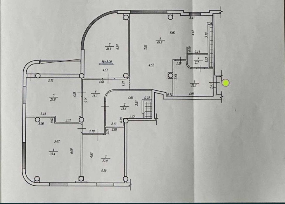 Лучшее предложение‼️5к Центр 208 кв.м.‼️ЖК Чернышевская 31а, Новострой