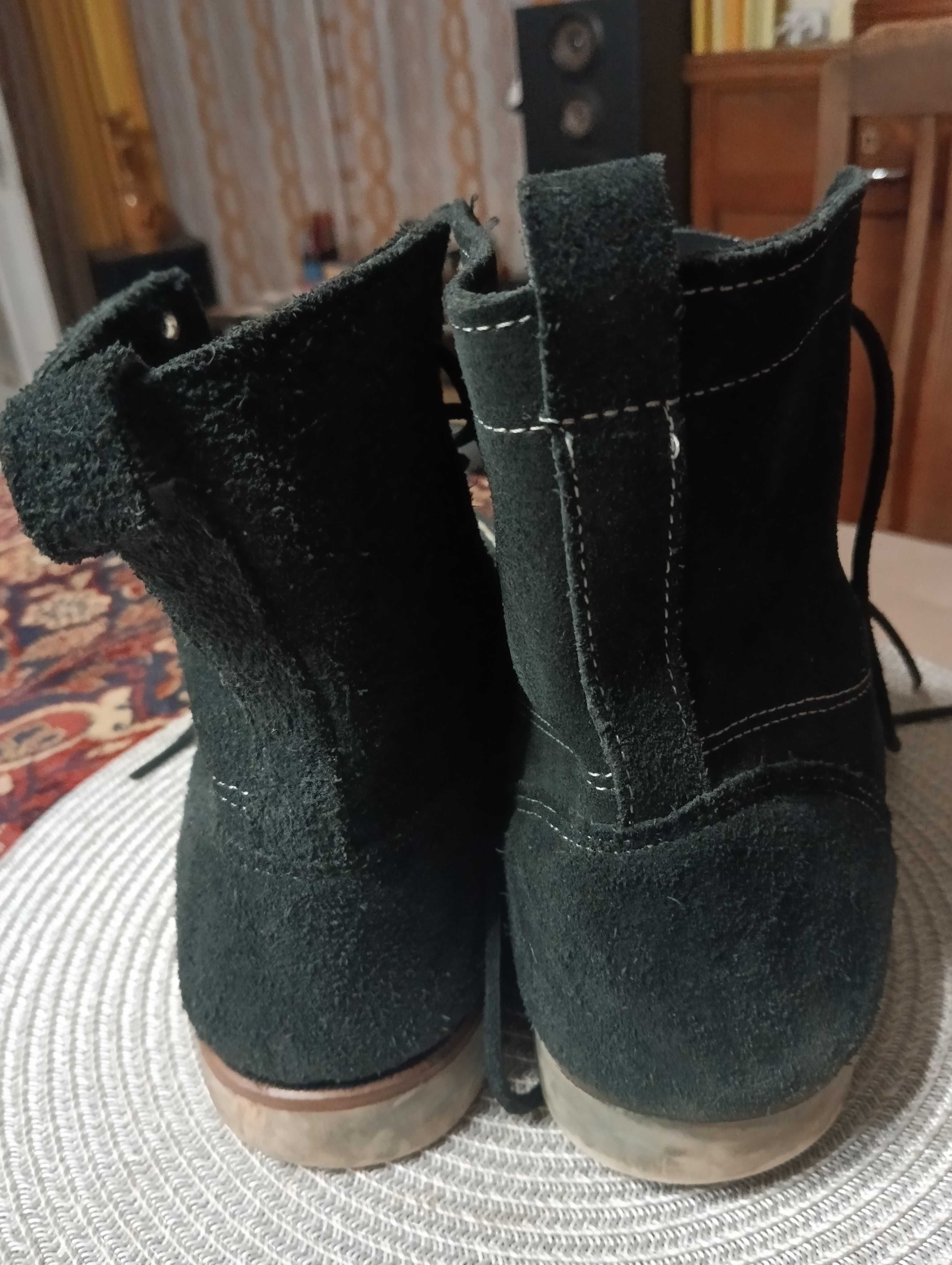 мокасины высокие натур замша SEBAGO DOCKSIDES 44р=287мм ДОМИНИКАНА