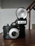 Máquina fotográfica antiga marca AGFA