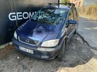 Opel Zafira Opel Zafira 7-osob, GAZ, uszkodzony silnik