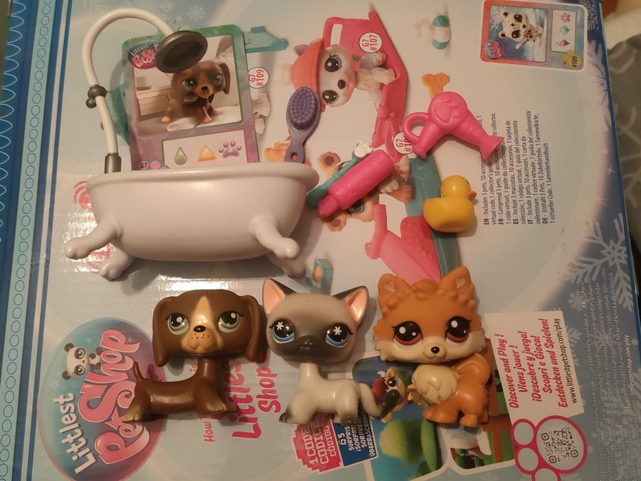 Littlest pet shop lps grooming spa play pack