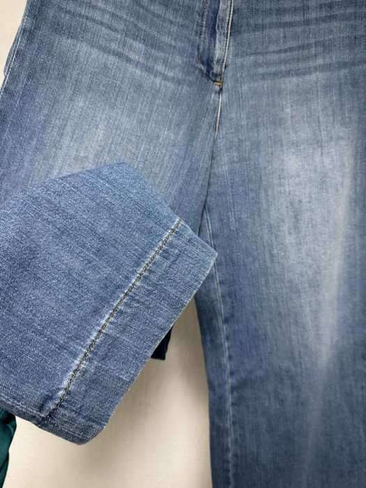 Джинси Zara, голубі, типу кюлоти, мʼякий денім