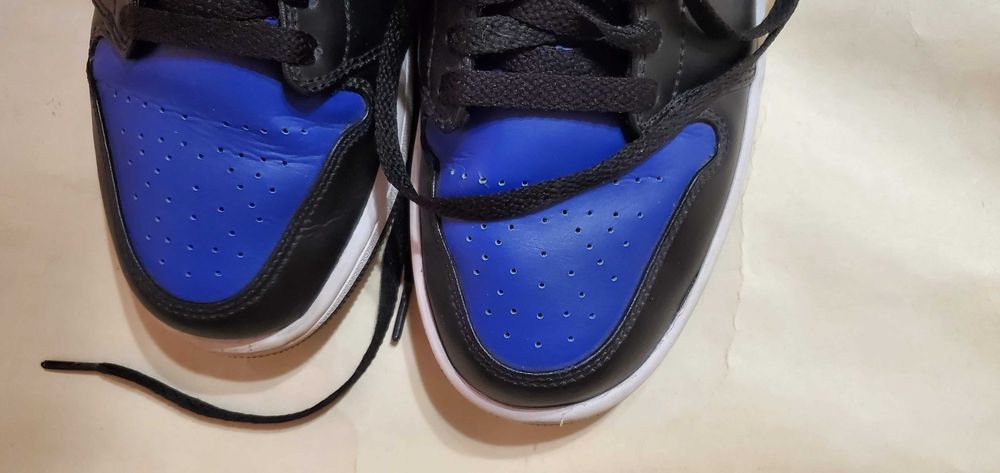 Оригінальні кросівки Nike Air Jordan 1 Low Dark Concord 42 розмір