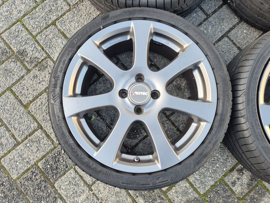 Felgi aluminiowe 17" 4x100 z oponami letnimi  205/40 24r