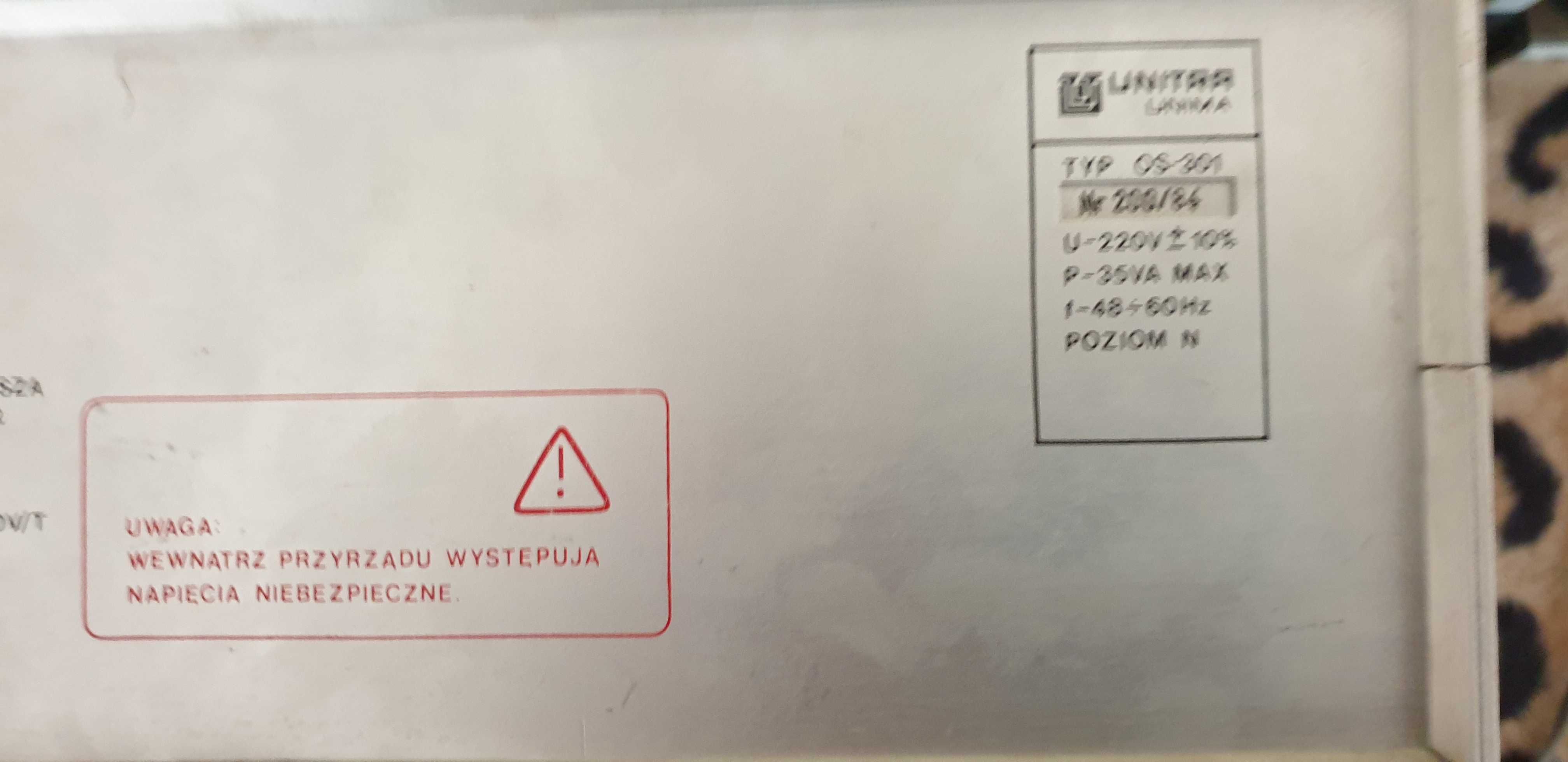 Oscyloskop Unitra Unima OS-301.