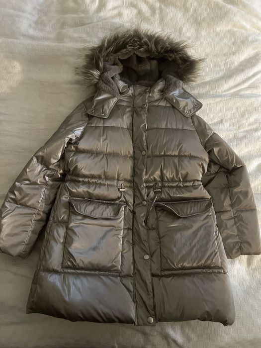 Зимова куртка Next подовжена курточка Некст пальто зима