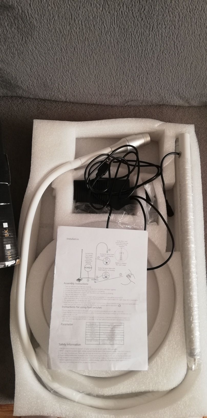 Lampa UV do przedłużania rzęs metodą UV stylizacja rzęs
