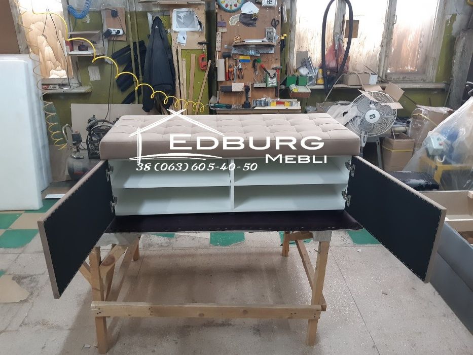 Пуф-банкетка шкаф в прихожую под заказ