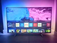 Philips 55' 4K-UHD, Ambiliht, Dvbt2, Smart TV