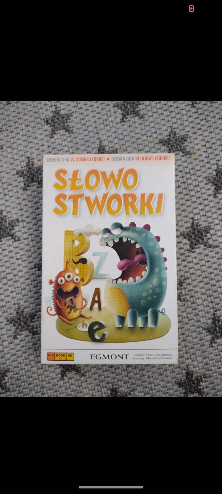 Gra karciana Słowo stworki