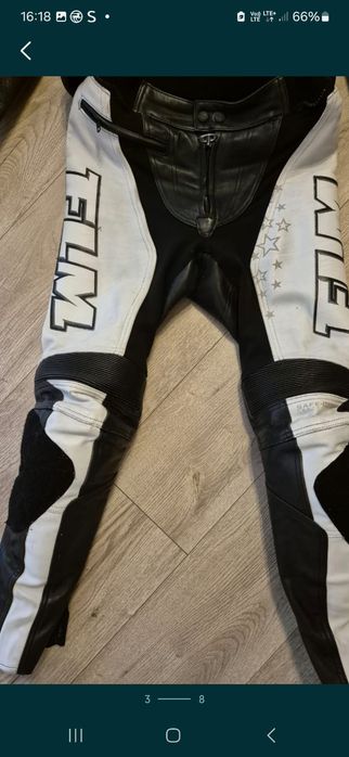 Kombinezon i rekawice motocyklowe FLM