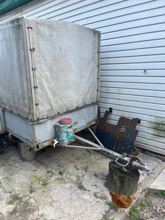 Продам одновісний причіп-фургон на підсиленні