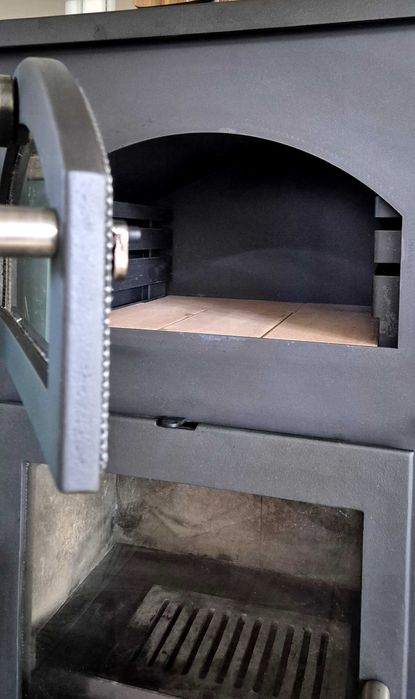 Salamandra e forno a lenha BRONPI Monza 14kw com oferta da chaminé