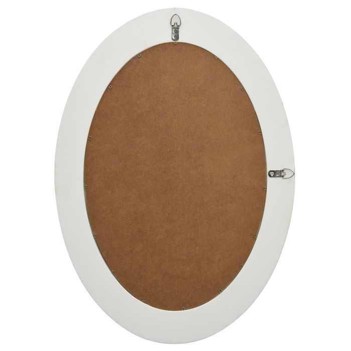 vidaXL Lustro ścienne w stylu barokowym, 50x70 cm, białe