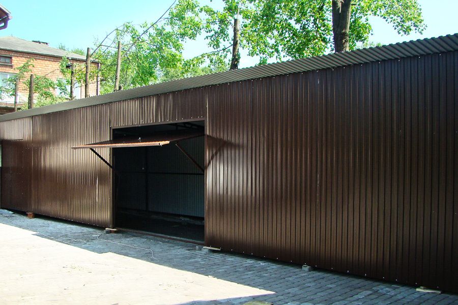 Garaż Blaszany 8x6m - W KOLORZE do wyboru RAL   - garaże GrzywStal