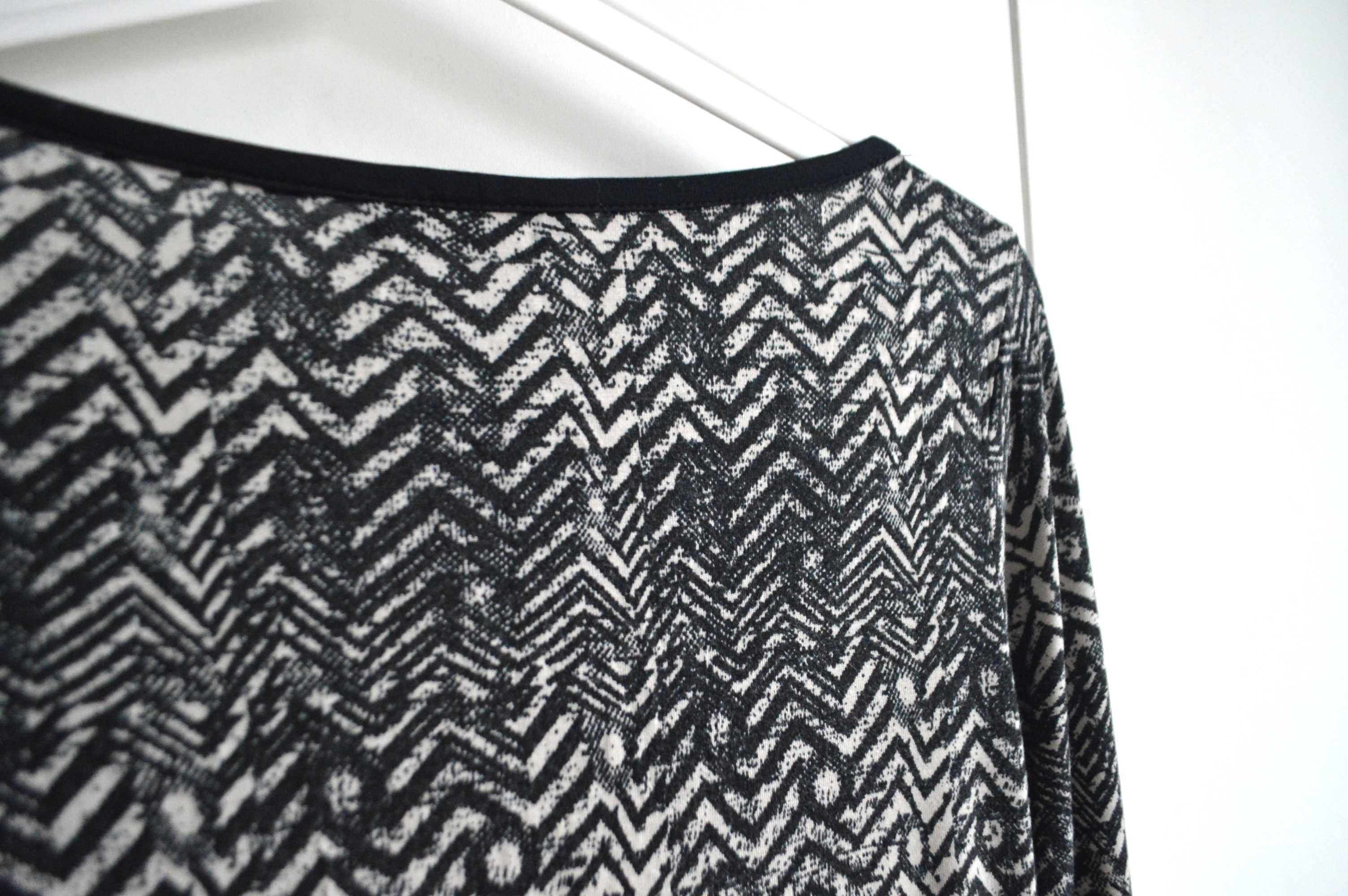 Tatuum sukienka S/M premium stylowa wzór print wiskoza minimalizm cos.