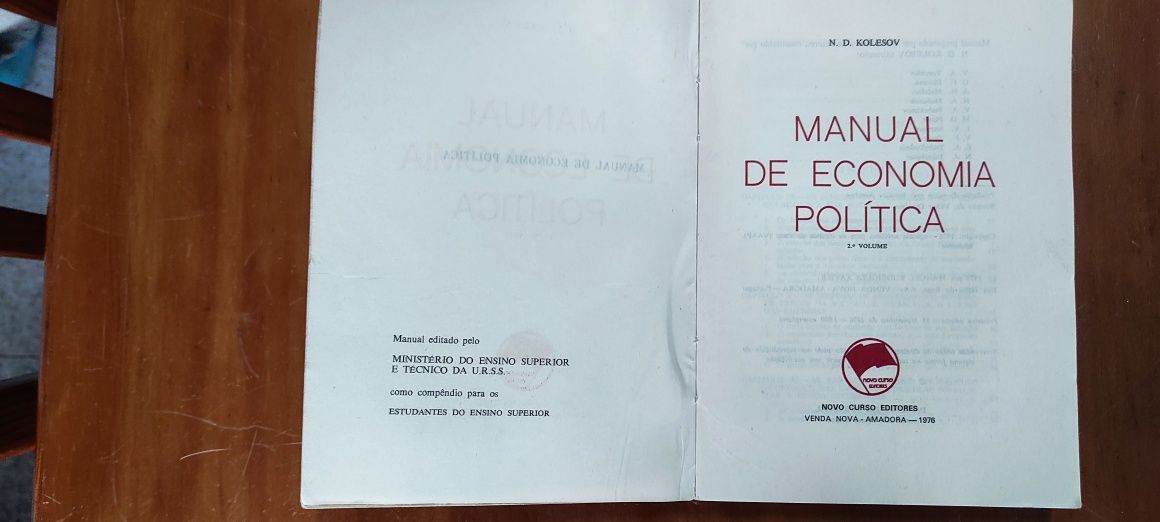 Manual de economia política - 1976