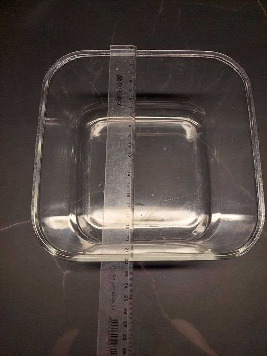 Скляний контейнер VacSy 22x22x10,5 см, 3,6л