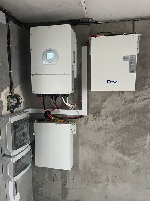 установка Монтаж станцій та сонячних панелей, інвертора с гарантией