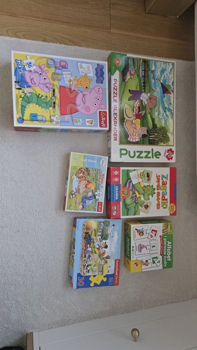 Zestaw puzli dla dzieci puzzle