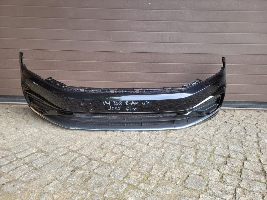 ZDERZAK PRZEDNI PRZÓD VW PASSAT B8 R-LINE GTE LC9X PDC