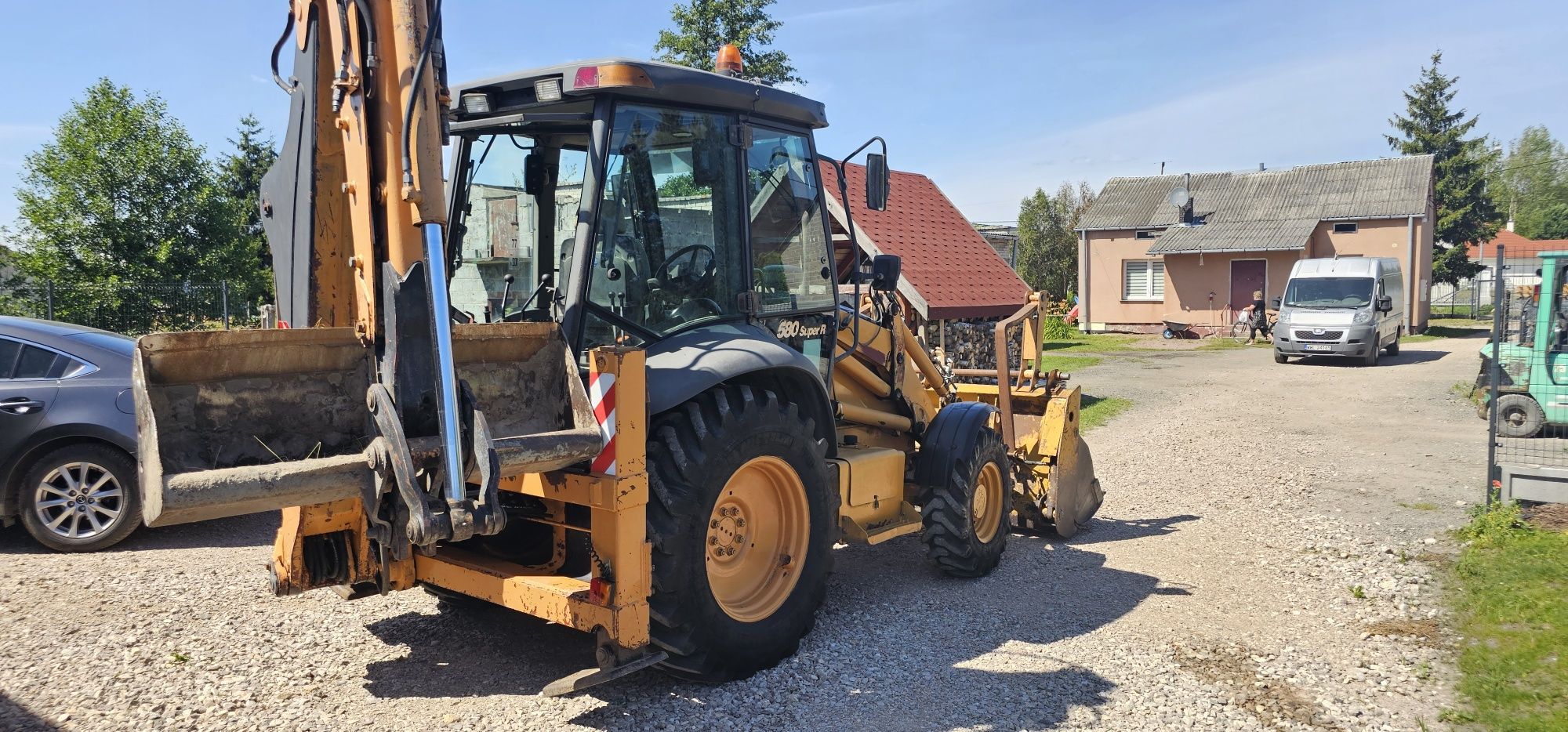 Koparkoładowark Case 580sr.
